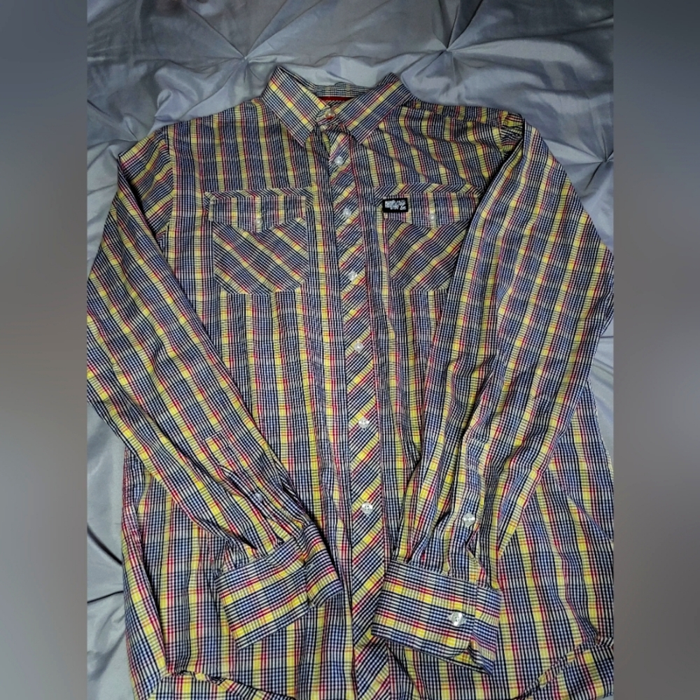 ECKO UNLTD Multicolor Plaid Men's Shirt